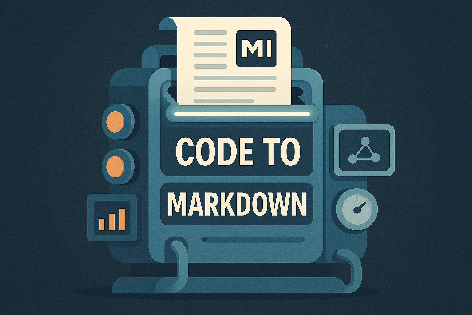 AI-powered code documentation generator transforming source code into markdown documentation